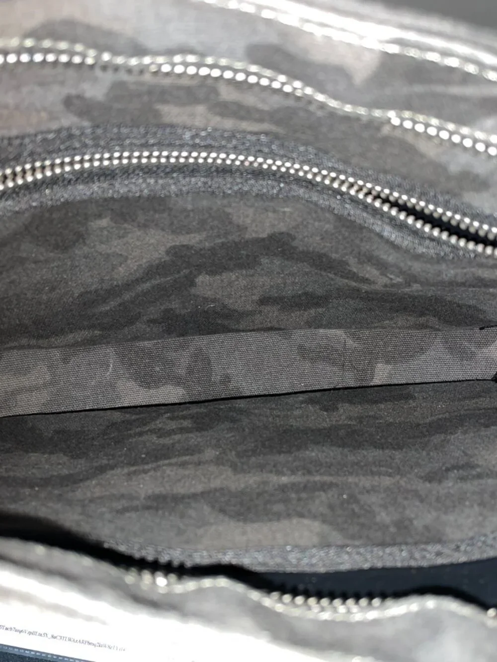 Koala Kanvas Gray Camo Canvas Crossbody Bag with Guitar Strap